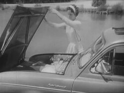 1960 Renault Dauphine TV commercial Stock Footage
