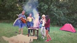 barbecue party Stock Footage