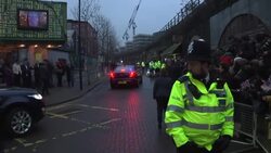 Prince Harry, Meghan Markle leave London radio station; crowd reax News Clip