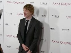 Domhnall Gleeson at Anna Karenina Premiere Presented By Focus Features Stock Footage