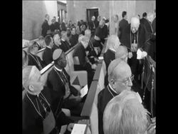 SYND 30 9 67 POPE ATTENDS A SYNOD MEETING News Clip