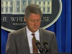 USA - Clinton Announces Bosnia Ceasefire Agreed News Clip