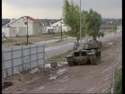 A settlement in Gaza that could be dismantled under Sharon's plan News Clip