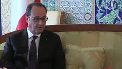 CLEAN : French President Hollande arrives in Algiers (2) News Clip