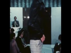 SYND 7-3-73 NEW YORK MEN'S WEAR FASHIONS News Clip