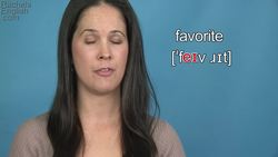 How to Pronounce FAVORITE - American English Pronunciation Instructional Video