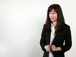 Laugh and look Stock Footage