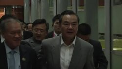 Chinese and SKorean foreign ministers arrive for meeting News Clip
