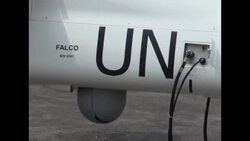 4:3 UN demonstrates surveillance drone it plans to use in the Democratic Republic of Congo News Clip