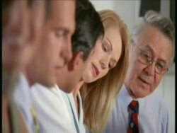 CU people in boardroom in business meeting Stock Footage