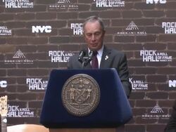 Rock and Roll Hall of Fame Makes A Special Announcement Stock Footage