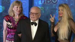 Ed Asner at the HBO's Post Emmy Awards Reception - Arrivals Stock Footage