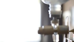 IV solution to help patient, blur shot Stock Footage