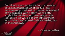 Samantha Bee Addresses Aziz Ansari Accusations | THR News News Clip