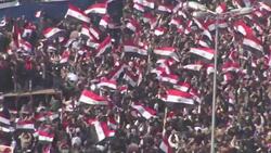 CLEAN: Tahrir thousands mark Egypt revolt anniversary News Clip