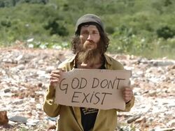 God doesn't exist Stock Footage