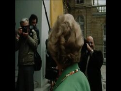 UPITN 9 5 75 MRS THATCHER ON OFFICIAL VISIT TO FRANCE News Clip