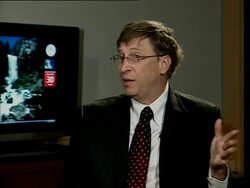 January 30, 2007 MS ZI Bill Gates being introduced before giving speech at launch of Windows Vista/ London, England/ AUDIO Stock Footage