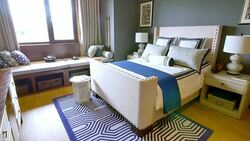 modern bedroom interior 4k Stock Footage