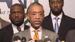 A day after a grand jury decided not to indict a white NYPD officer in the killing of a black Staten Island man, Rev. Al Sharpton called for an independent Federal prosecutor to investigate. A march in Washington D.C. is planned for next week. (Dec. 04) News Clip