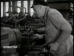Krupp factory in Essen train repair Instructional Video
