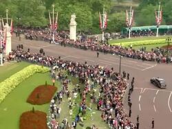 Sky News Royal Wedding Procession Footage News Clip