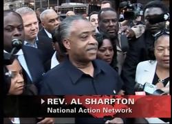 The Reverend Al Sharpton took to the streets of New York Thursday to speak out against offensive lyrics in rap and hip-hop music. Instructional Video