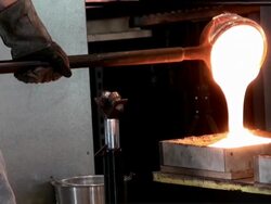 Glass Making Stock Footage