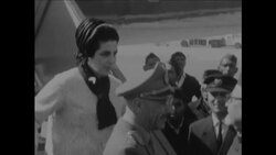 CAN909 THE KING AND QUEEN OF AFGANISTAN ARRIVE IN NEW DEHLI FOR STATE VISIT News Clip