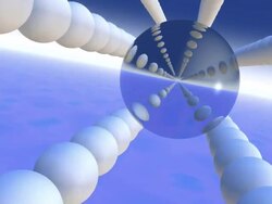 Abstract 3D Ship Launch(HD 720 ORIGINAL) Stock Footage