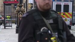 CLEAN : Police patrol outside parliament following UK attack News Clip