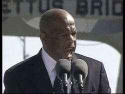 USA: BILL CLINTON MARKS BLOODY SUNDAY ANNIVERSARY News Clip