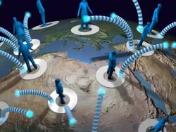 World Communication Stock Footage