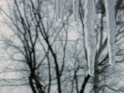frost, ice, icicle, icy, melt, nature, outdoors, snow, weather, winter Stock Footage