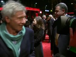 Harrison Ford at the Morning Glory UK Premiere at London England. (Footage by WireImage Video/GettyImages) Stock Footage