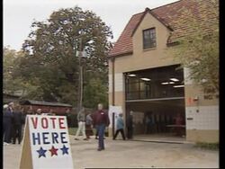 USA: PRESIDENT BILL CLINTON ARRIVES HOME TO CAST HIS VOTE UPDATE News Clip