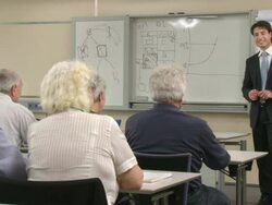 HD: Seniors Giving Applause In Seminar Stock Footage