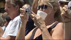 Michael Jackson fans outside Mann's Chinese Theatre News Clip