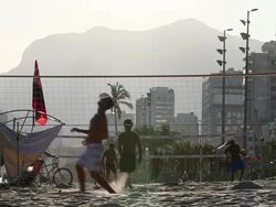 Brazil's Various Forms Of Soccer Stock Footage