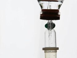 MACRO PAN Intravenous drip in sick room Stock Footage