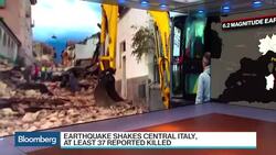 Italy Earthquake Reduces Towns to Rubble News Clip