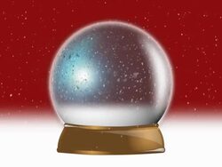 Snow Globe Background Loop Stock Footage