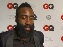 INTERVIEW - James Harden at GQ And LeBron James Celebrate All Star Style And The March Issue With Special Performance By The Roots Stock Footage