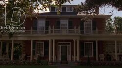 Static shot of a country manor, 1930s Stock Footage