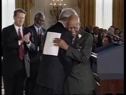 USA: PRESIDENT CLINTON APOLOGISES FOR SYPHILIS EXPERIMENT News Clip