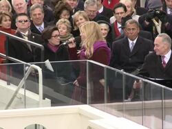 Kelly Clarkson sings at Inauguration Stock Footage