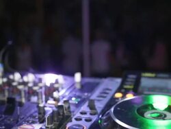 disco in a nightclub Stock Footage