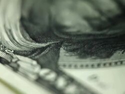 One hundred dollar bills Stock Footage