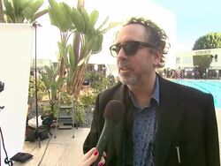 INTERVIEW - Tim Burton on the Oscars Luncheon at 85th Academy Awards Nominations Luncheon 2/4/2013 in Beverly Hills, CA.(Footage by WireImage Video/Getty Images Entertainment Video) Stock Footage