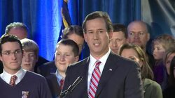 CLEAN: Romney in razor-thin win over Santorum in Iowa News Clip